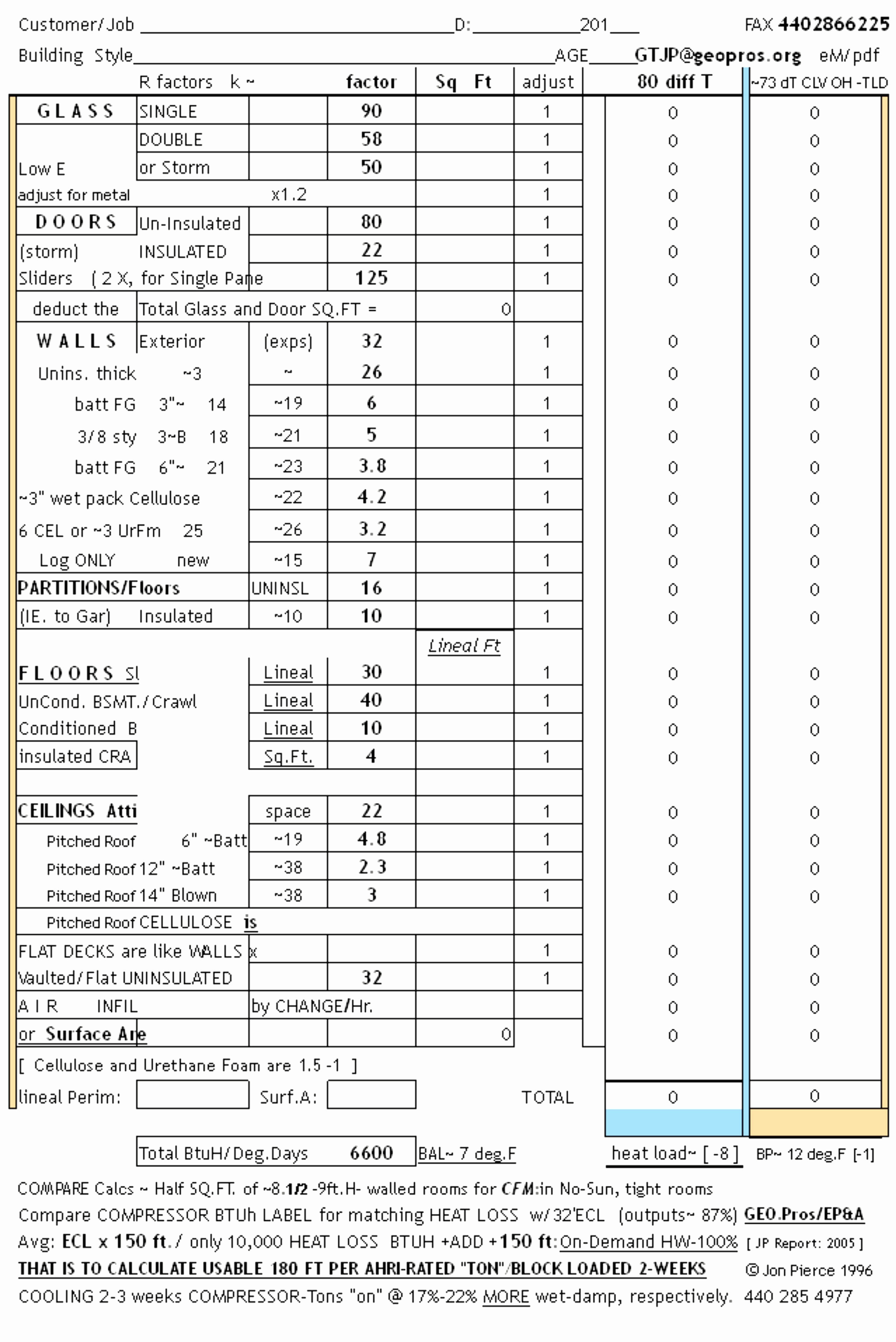 Simplify Your Load Calculation with This Multi Family Excel Worksheet