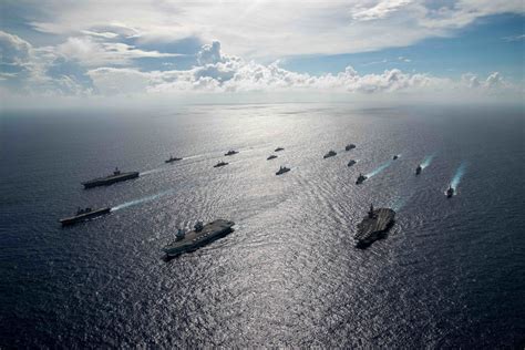 Multiple Allied Carrier Strike Groups Operate Together In 7Th Fleet United States Navy News