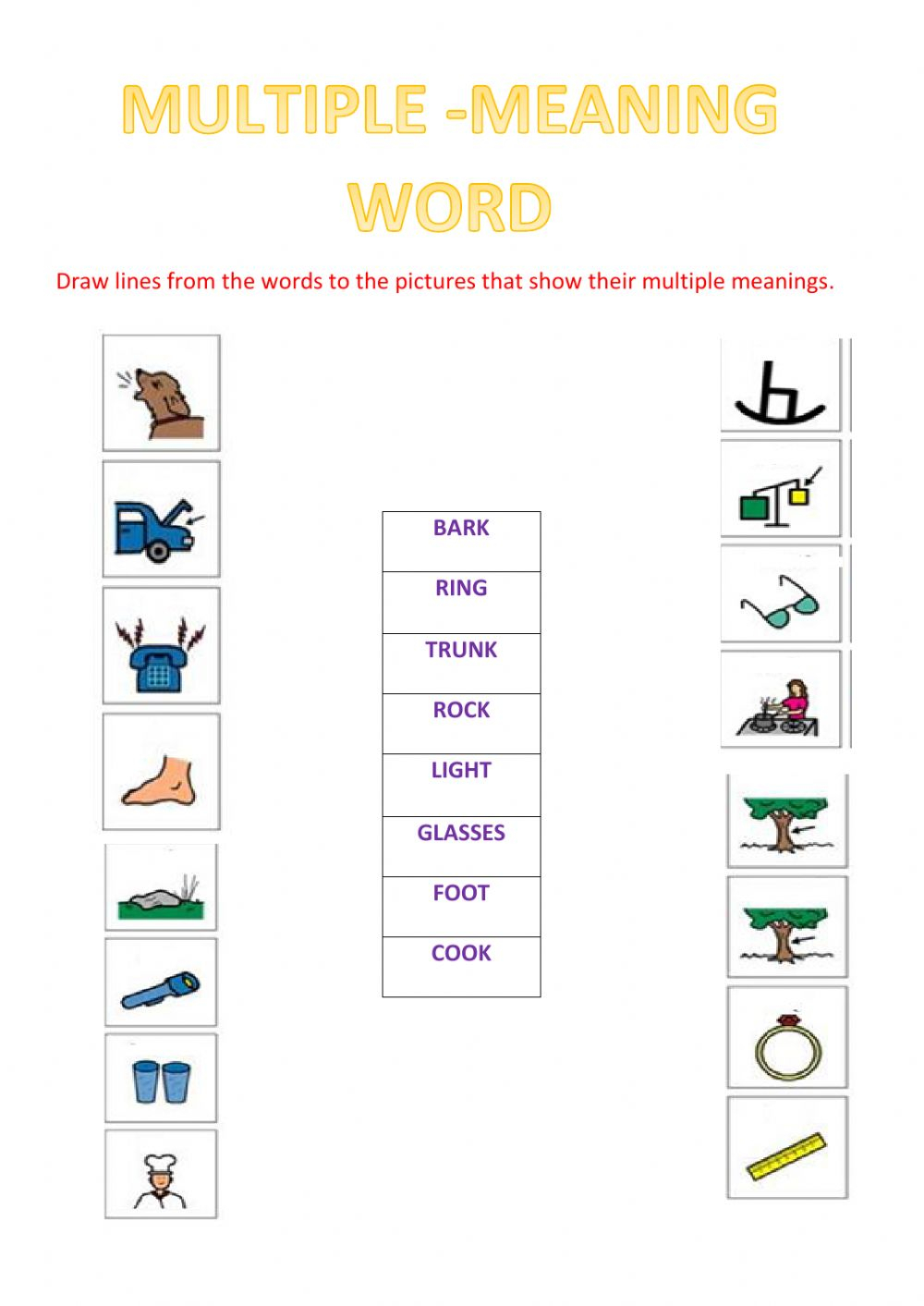 Multiple Meaning Words Worksheet: Boost Your Vocabulary Skills