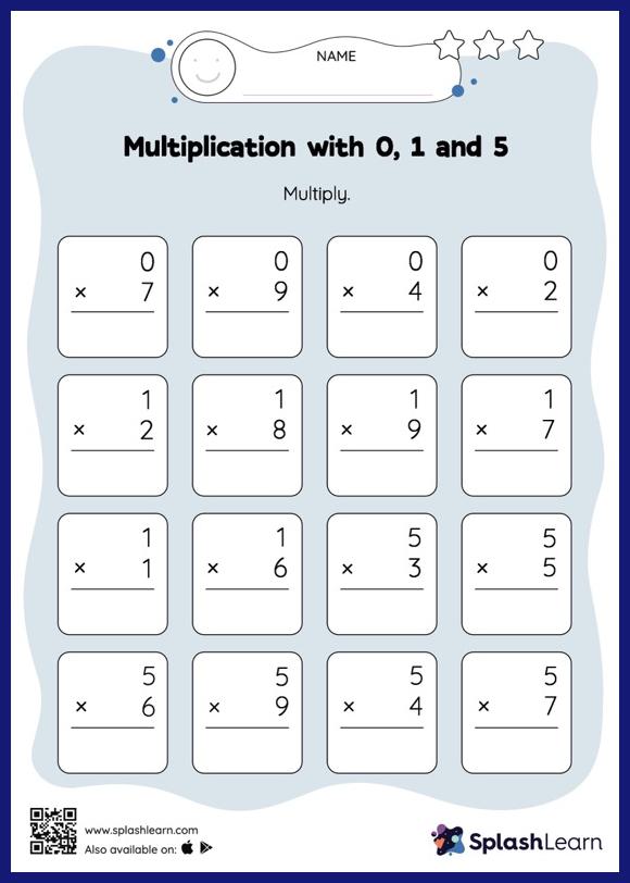 Multiplication 12S Worksheet Printable