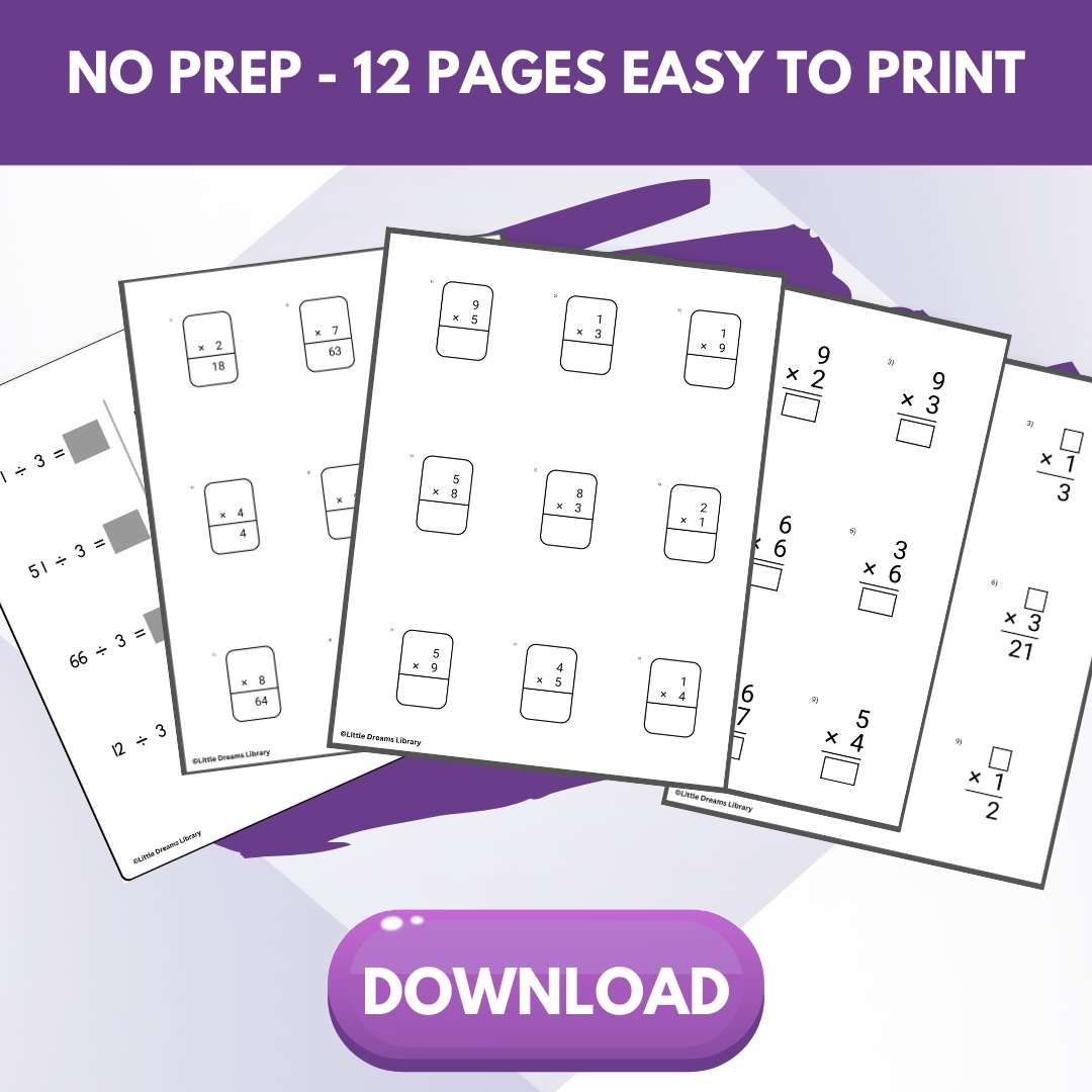 Multiplication Mastery Worksheets Engaging Practice For 3Rd Grade