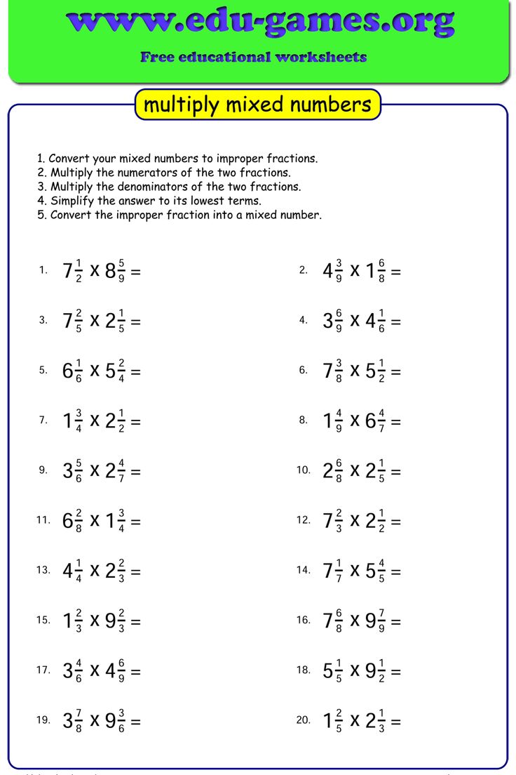 5 Simple Steps to Multiplying Mixed Numbers Easily