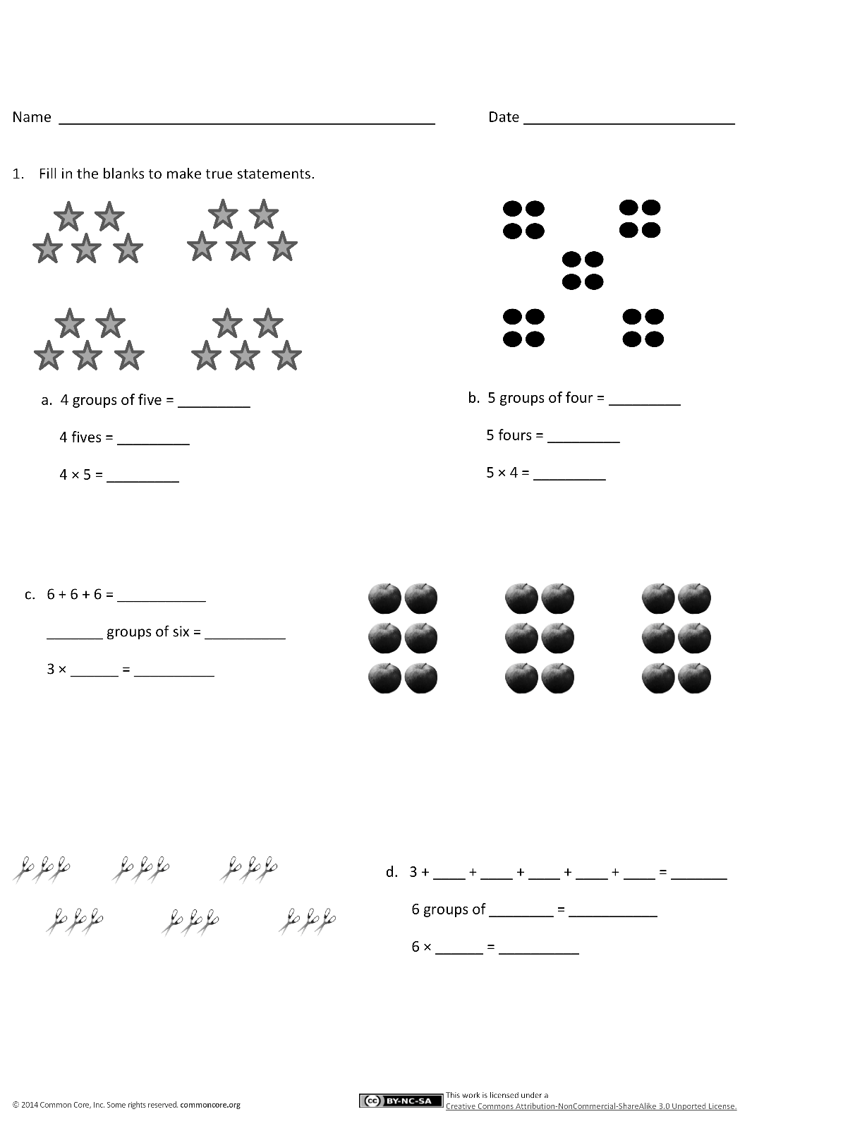 Multiplication With Equal Groups Math Activities Bundle By 3Rd Grade