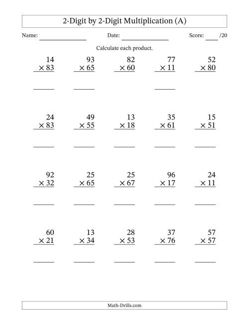 Multiplication Worksheets With Answers: Free Printables