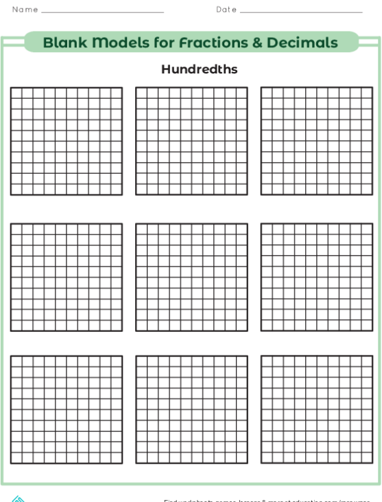 Multiply Decimals With Models Worksheet Decimalworksheets Net