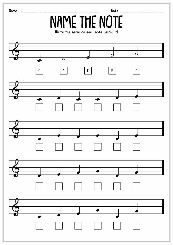 Music Theory Worksheets 50 Free Printables