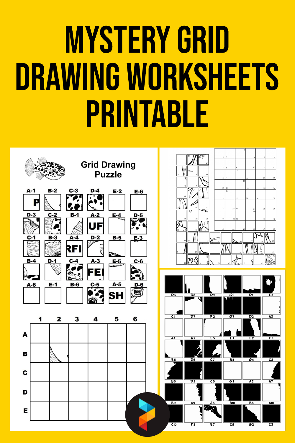 Mystery Picture Worksheets: Fun Brain Teasers for Kids