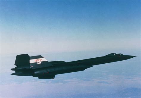 Nasa S Lockheed Sr 71B Blackbird In Flight Photograph By Nasa Science