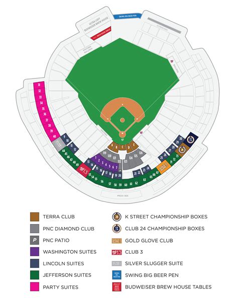 Nationals Park Seating Chart Suites Two Birds Home