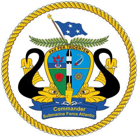 Navy Commander Submarine Force Atlantic Sticker