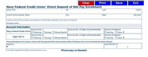 Navy Federal Direct Deposit