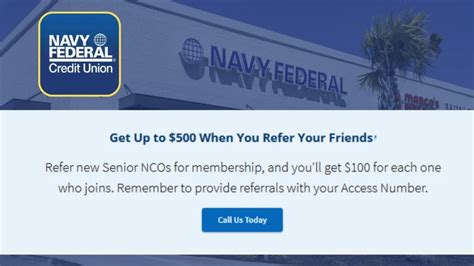 Navy Federal Referral Program Details