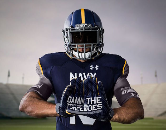 Navy Football To Feature Position Specific Navy Fleet Helmets For Army Game Bleacher Report