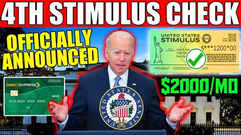 New 4Th Checks 2 000 Mo For All Stimulus Check Update Stimulus Package Update 25 07 2023