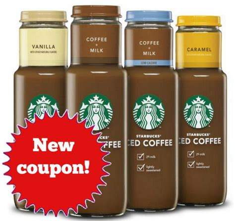 New Coupon For Starbucks Iced Coffee Singles