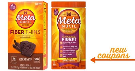 New Metamucil Coupons Save On Fiber Thins More At Target Southern Savers