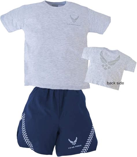 New Trooper Children S Air Force Pt Uniform T Shirt And Shorts Set Clothing Shoes Jewelry