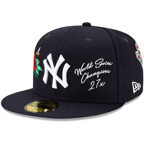 New York Yankees New Era Established Date Patch 59Fifty Fitted Hat Navy Fanatics Com