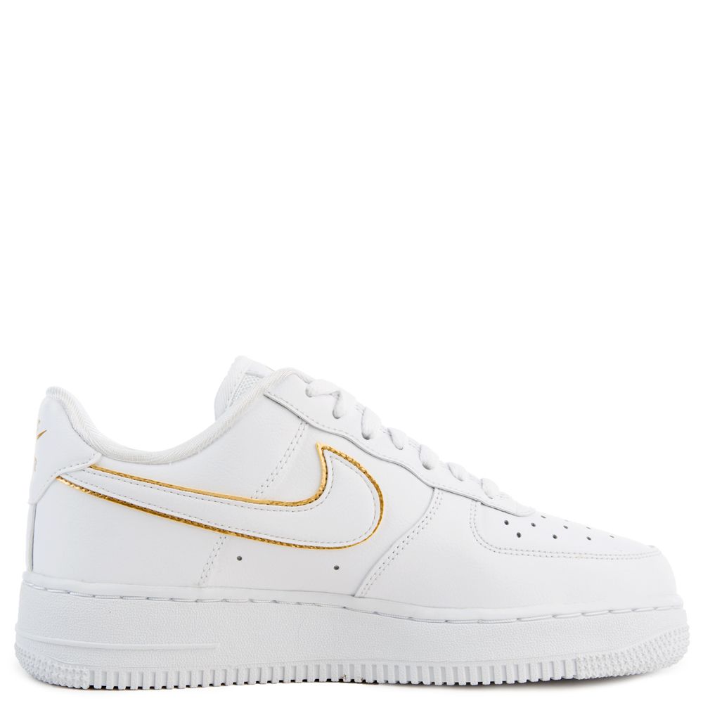 Nike Air Force 1 07 Essential Metallic Gold Womens Shoes Youtube