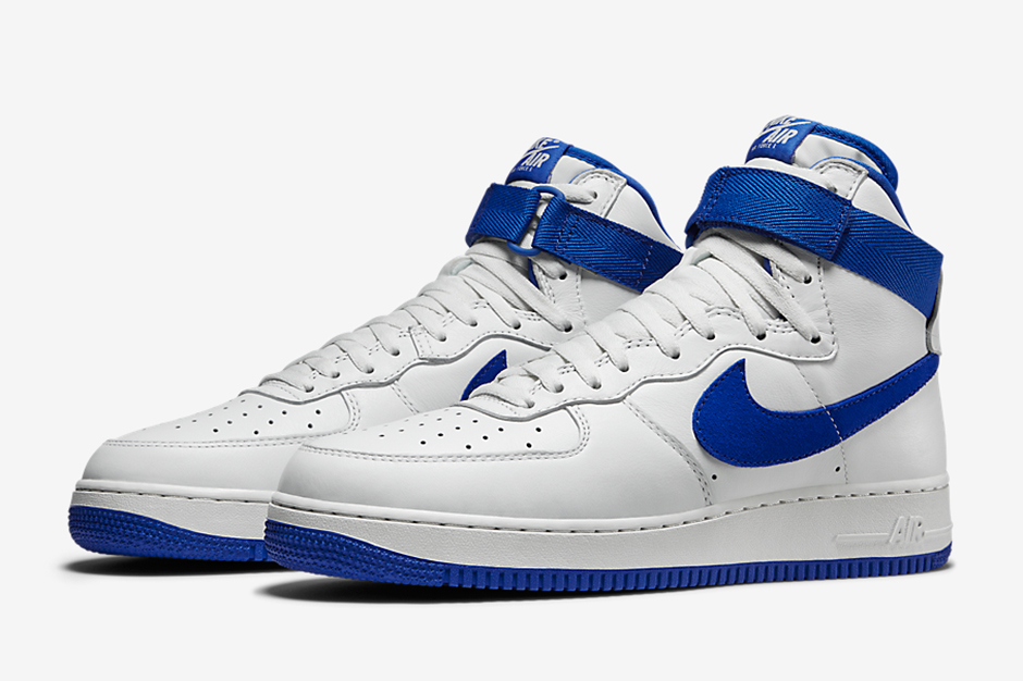 Nike Air Force 1 High Og White Blue Sneakerfiles