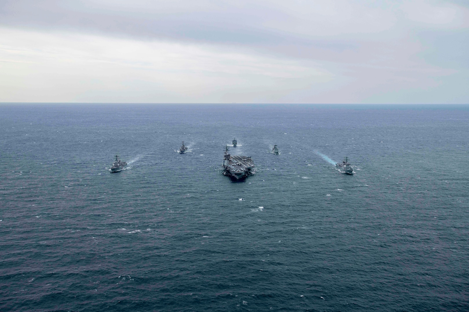 Nimitz Carrier Strike Group Republic Of Korea Navy Conduct Bilateral Maritime Exercise U S