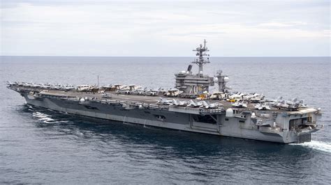 Nimitz Class Aircraft Carrier Uss Carl Vinson Completes First Step Of