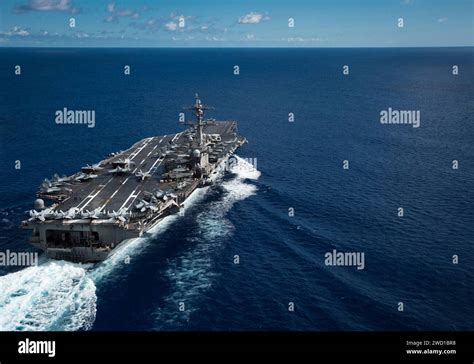 Nimitz Class Aircraft Carrier Uss Carl Vinson Transits The Philippine