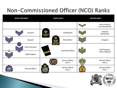 Non Commissioned Officer Ranks