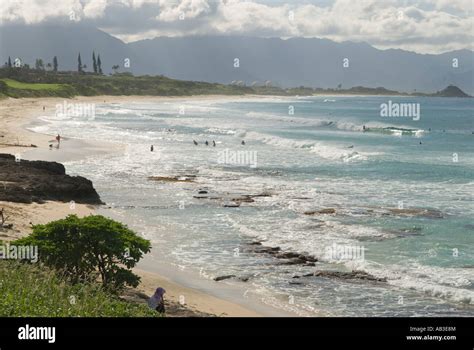 North Beach Mokapu Peninsula Marine Corps Base Hawaii Kaneohe Bay Windward Oahu Hawaii