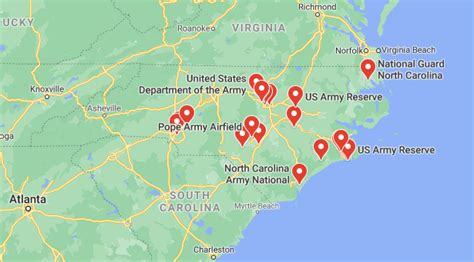 5 NC Army Forts