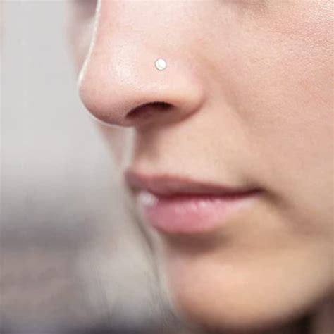 Nose Stud Retainer Clear At Robin Smith Blog