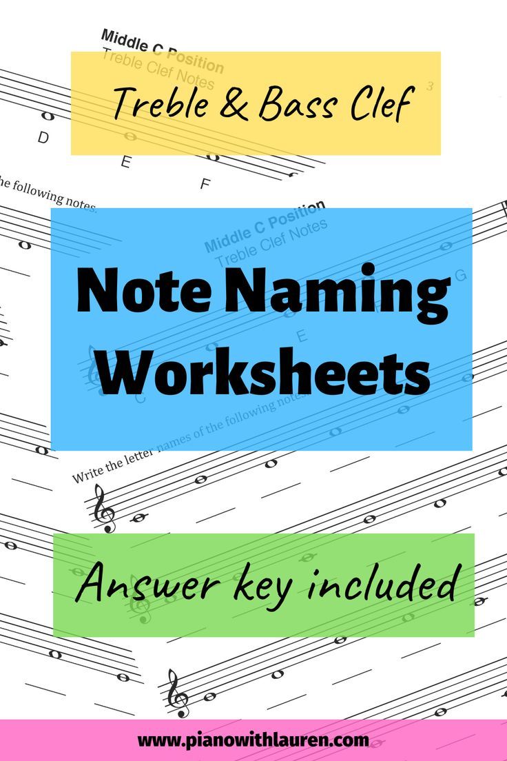 Note Naming Worksheets Pdf Piano With Lauren