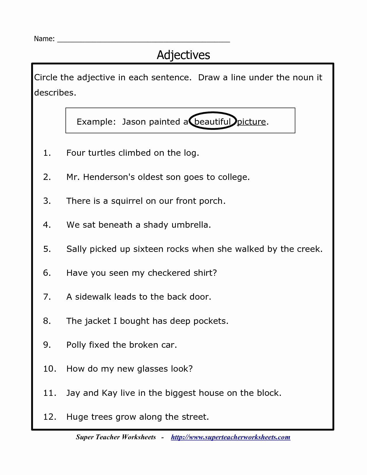 Noun Adjective Verb Worksheet: Boost Your Writing Skills