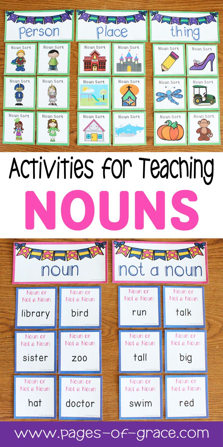 Nouns Unit 1St 2Nd Grade Teaching Nouns Kindergarten Grammar