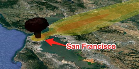 Nuclear Explosion Map Simulates Fallout Clouds Using Local Weather Business Insider