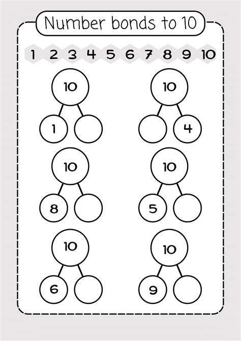 Number Bonds To 10 Worksheets Teaching Resources