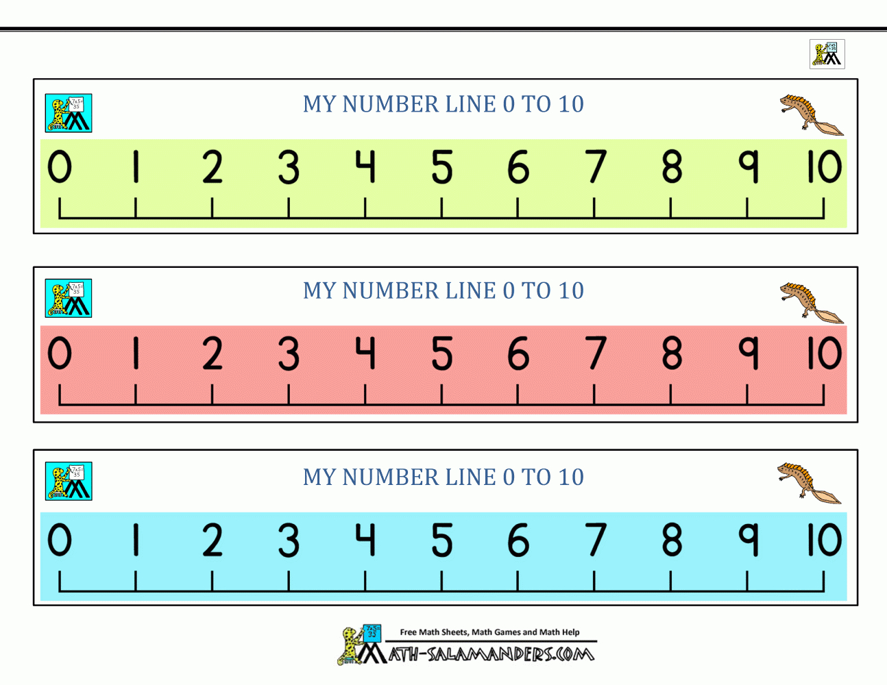 Number Line Kindergarten Printable Printable Word Searches