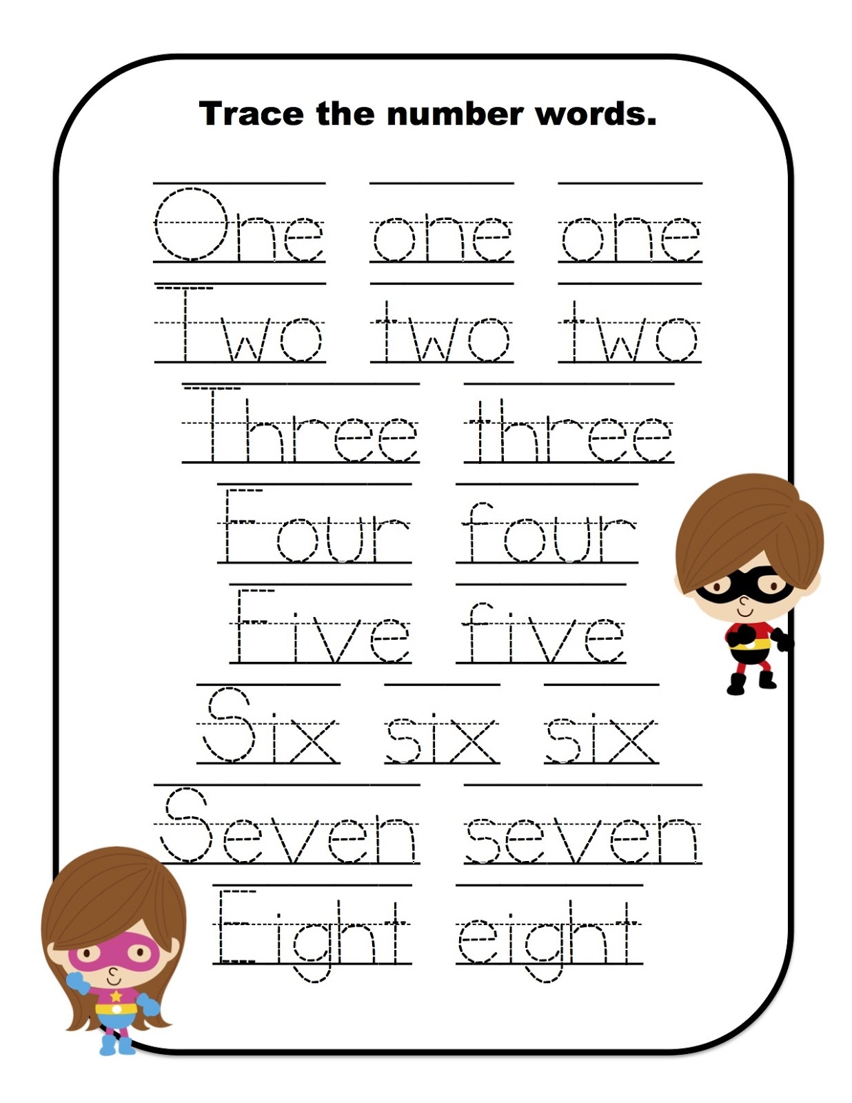 Number Words Worksheets Number Forms Activity Worksheets Expanded