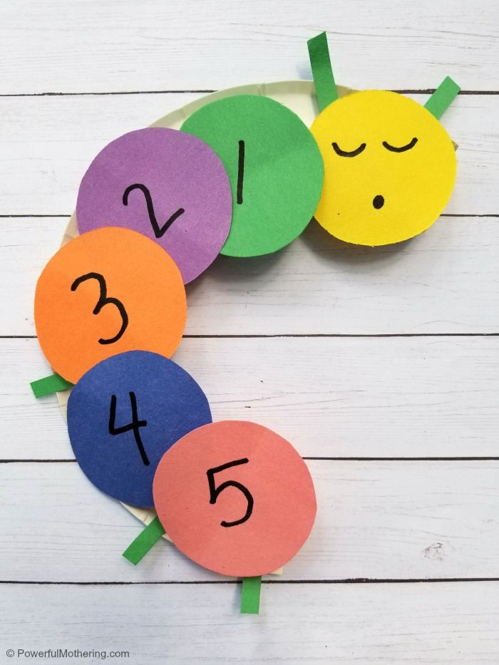 Numbers Craft Idea For Kids Crafts And Worksheets For Preschool Toddler And Kindergarten