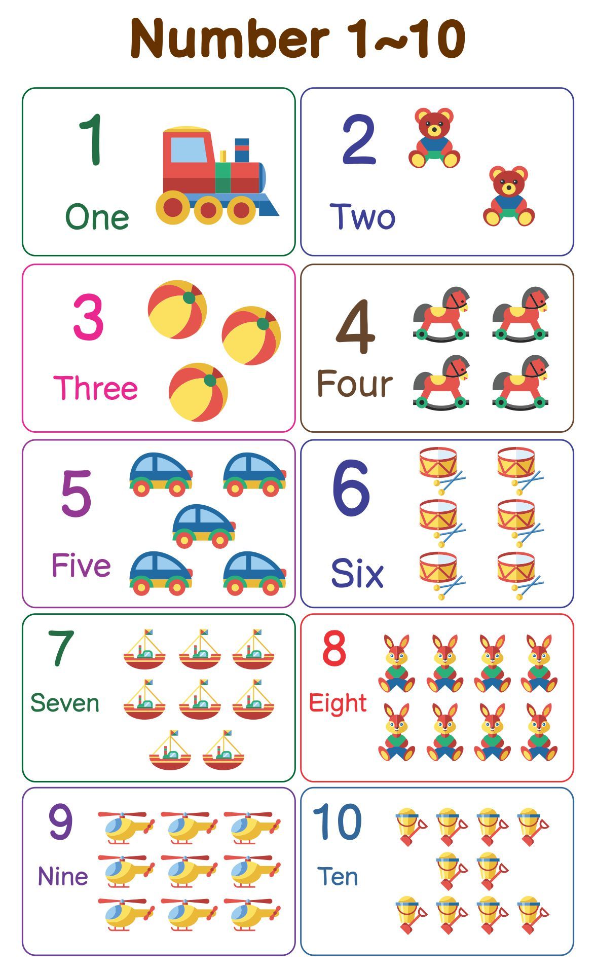 Numbers For Kindergarten Pdf