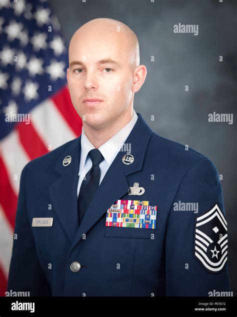 Official Portrait Of First Sergeant Of The U S Air Force Honor Guard Senior Master Sgt Todd R