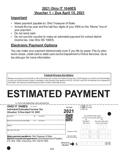 Ohio School District Estimated Tax Forms 2024 Genni Angelia