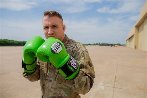 Oklahoma National Guard Soldier Harnesses Fighting Spirit Article