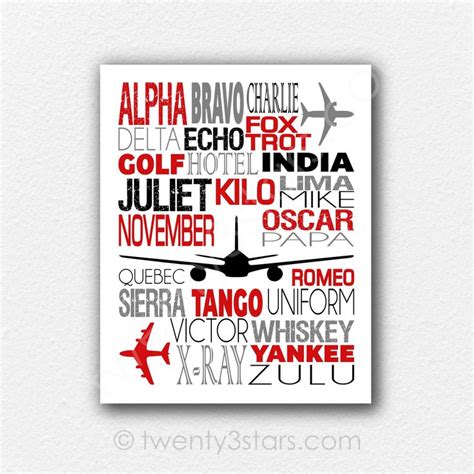 Old And New Phonetic Alphabet Phonetic Alphabet Poster Airplane Nursery Art Airplane Feb