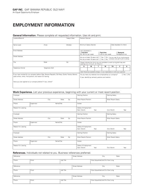 Old Navy Employment Age Requirements and Hiring Process