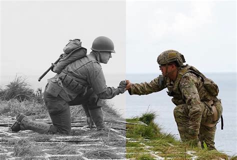 On June 5 2019 Members The 75Th Ranger Regiment Re Enacted The Climb The 2Nd Rangers Made On D