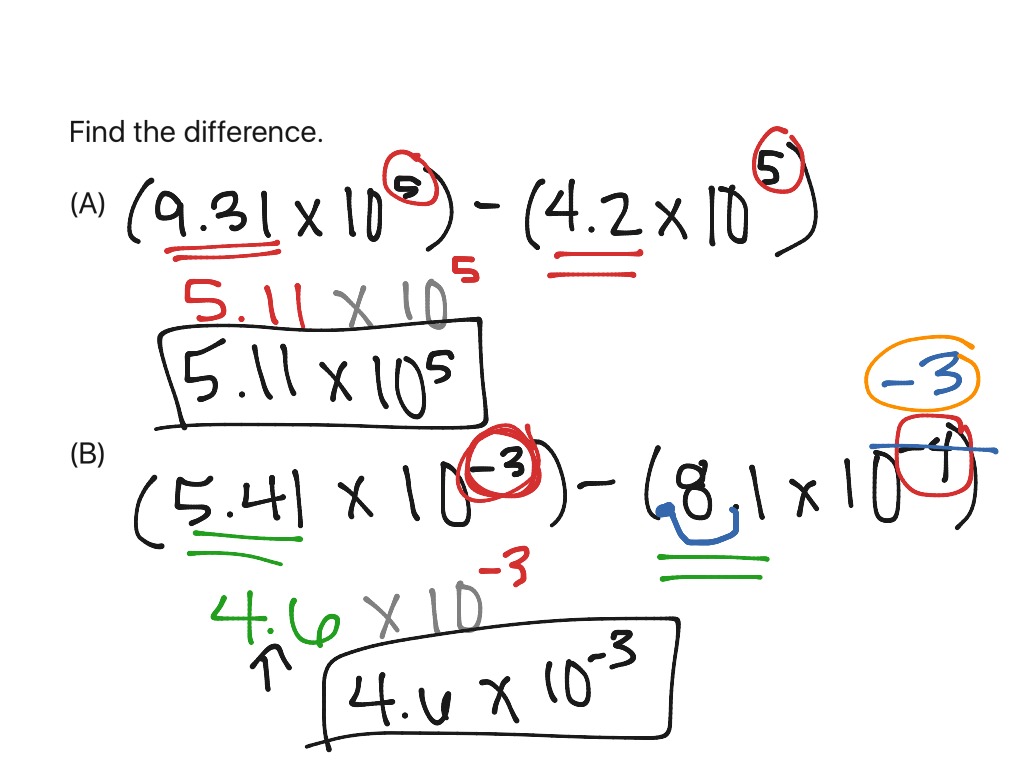 Operations With Scientific Notation And Lars Kidcourseskidcourses Com