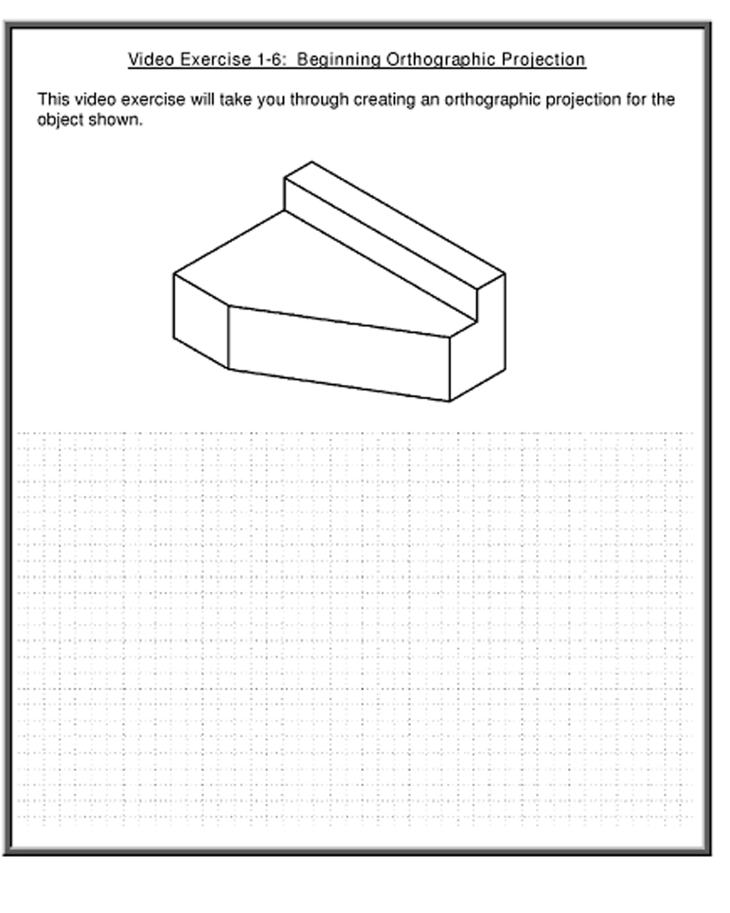 Orthographic Drawing Worksheets