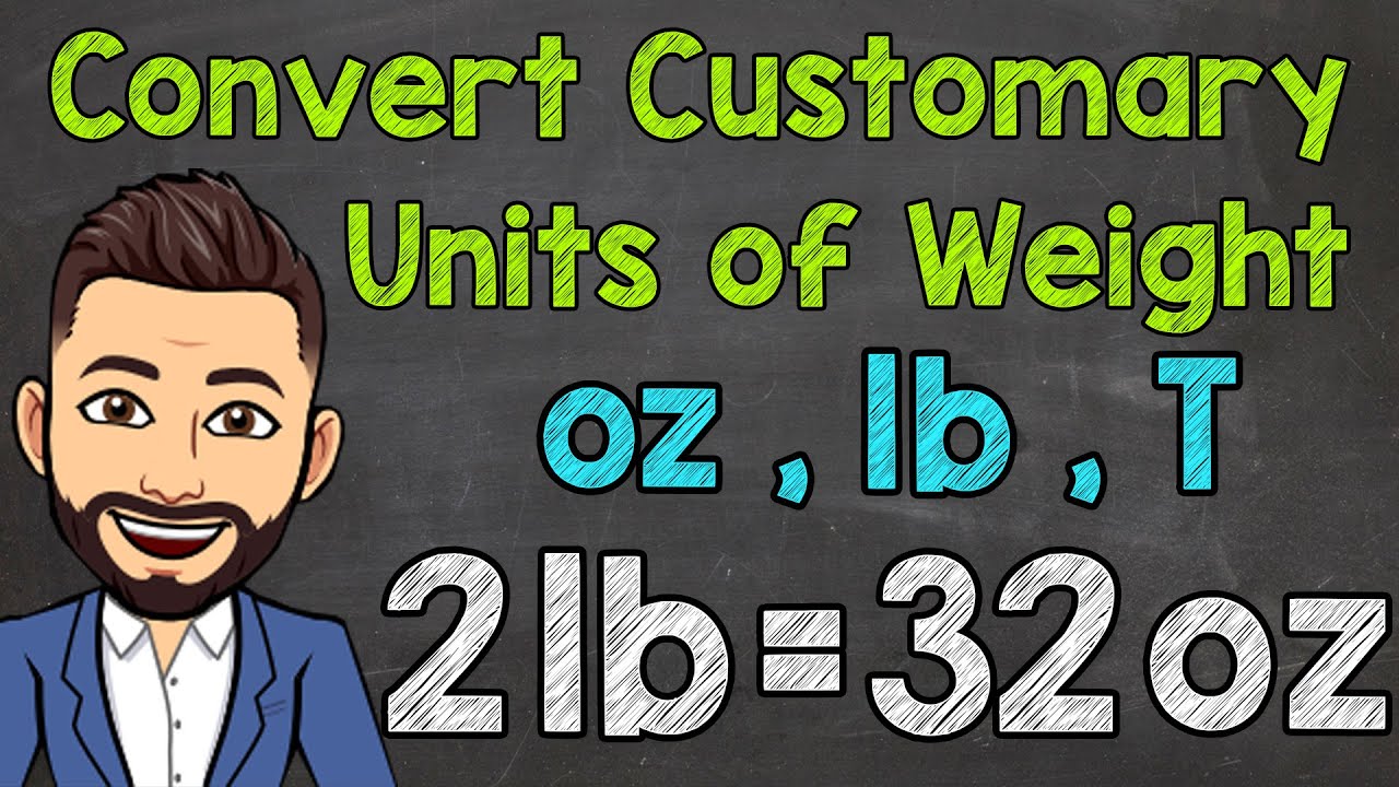 Ounces Pounds Tons Conversion Chart