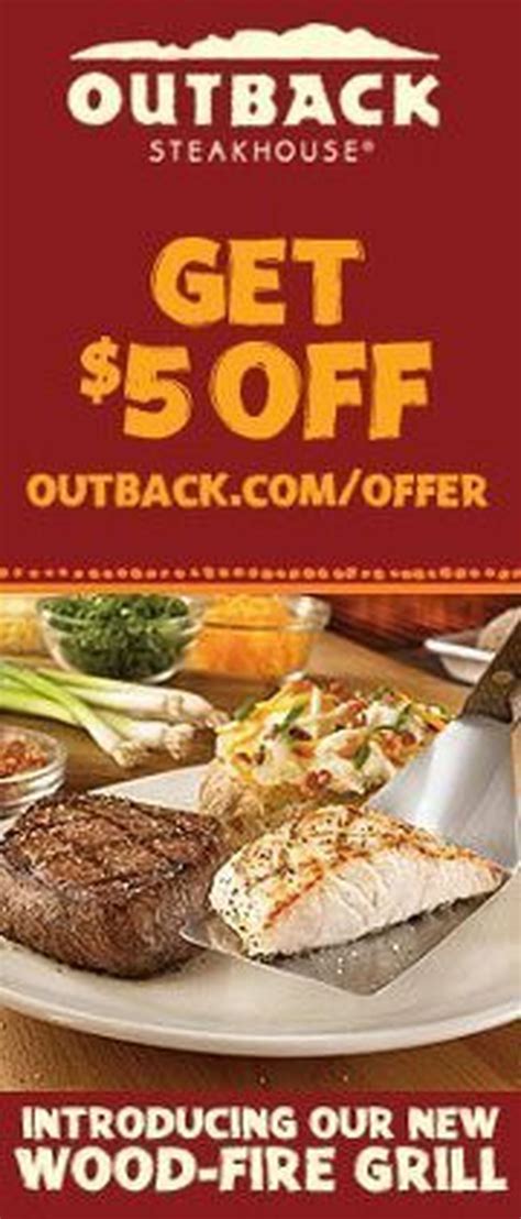 Outback Promo Codes 2025 Gates Joellen